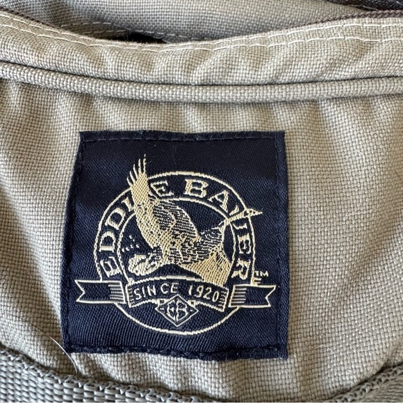 Vintage Eddie Bauer Camera Khaki Utility Crossbody Bag - Picture 2 of 10